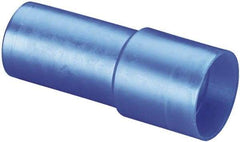 Caplugs - 1.31" ID, Round Head Fuel Injector Cap - 3-29/64" Long, Low-Density Polyethylene, Blue - All Tool & Supply