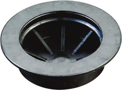 Caplugs - 1.225" ID, Round Head Coupling Plug - 1.69" OD, 3/8" Long, Low-Density Polyethylene, Black - All Tool & Supply