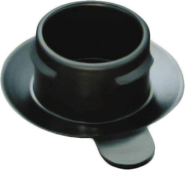 Caplugs - Push-In Finishing Plugfor 1/2 SAE, 1/4 NPT Thread - 0.444" ID, 0.72 OD, Low-Density Polyethylene, Black - All Tool & Supply