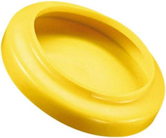 Caplugs - 2.485" ID, Flexible, Round Head Flange Cap - 13/32" Long, Vinyl, Gray - All Tool & Supply