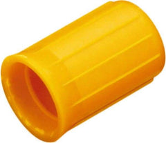 Caplugs - 0.66" ID, Round Head Cap - 2-1/8" Long, Vinyl, Black - All Tool & Supply