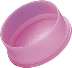 Caplugs - Round Head, Static Dissipative Cap - 0.97" OD, 1/2" Long, Polyethylene, Pink - All Tool & Supply