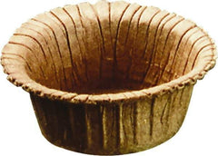 Caplugs - 1.11" ID, Round Head, Tapered Plug - 1.38" OD, 35/64" Long, Paperboard, Brown - All Tool & Supply