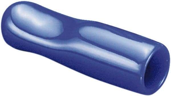 Caplugs - 5/16" ID, Pull-Tab, Round Head Cap - 1-1/4" Long, Vinyl, Blue - All Tool & Supply