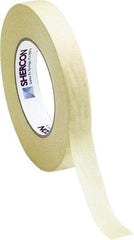 Caplugs - 30mm Wide x 55 m Long Off-White Crepe Paper High Temperature Masking Tape - Series KD1130MM, 7.5 mil Thick - All Tool & Supply