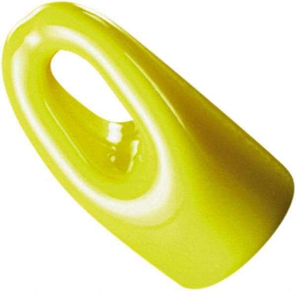 Caplugs - Round Head Hanger Tip Cap - 3/4" Long, Vinyl, Yellow - All Tool & Supply