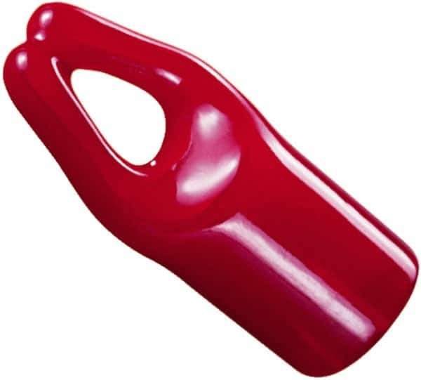 Caplugs - Round Head Hanger Tip Cap - 1" Long, Vinyl, Orange - All Tool & Supply