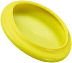 Caplugs - Flexible, Round Head Flange Cap - 4.155" OD, 1/16" Long, Vinyl, Red - All Tool & Supply