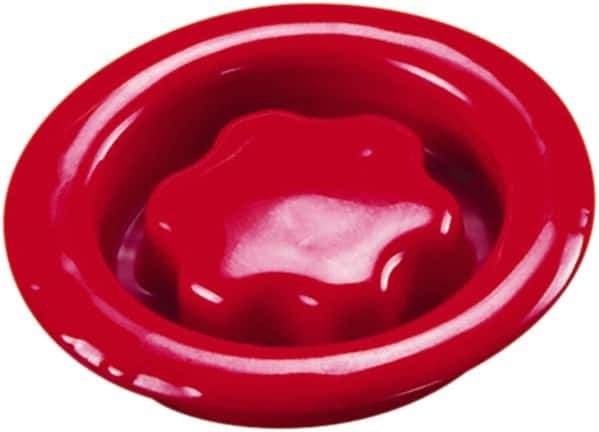 Caplugs - Round Head, Threaded Plug - Vinyl, Red - All Tool & Supply