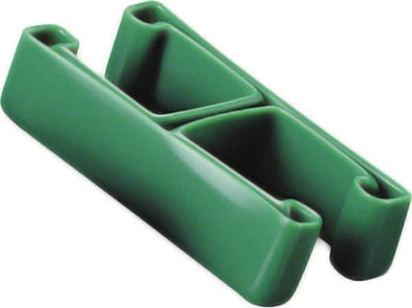 Caplugs - 1-3/4" x 3/4", Flexible Push-On I-Frame End Cap - 1-5/8" Long, Vinyl, Yellow - All Tool & Supply