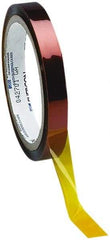 Caplugs - 30mm Wide x 33 m Long Amber Polyamide High Temperature Masking Tape - Series 22-30MM, 2.5 mil Thick - All Tool & Supply