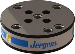 Jergens - 130mm Long x 130mm Wide x 35mm High Steel Fixture Plate - 35mm Plate Thickness - All Tool & Supply