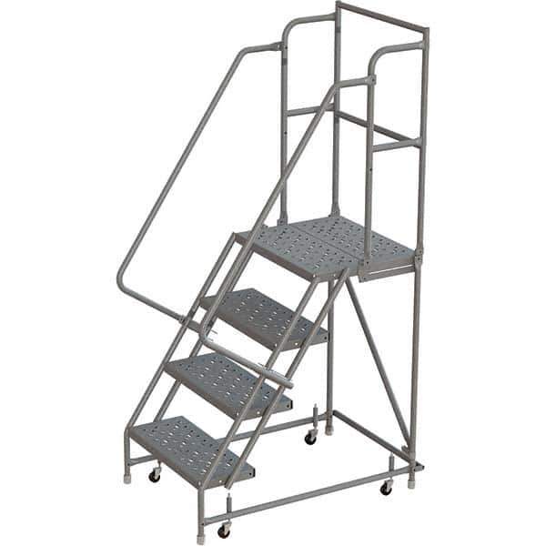 TRI-ARC - Rolling & Wall Mounted Ladders & Platforms Type: Rolling Warehouse Ladder Style: Rolling Platform Ladder - All Tool & Supply