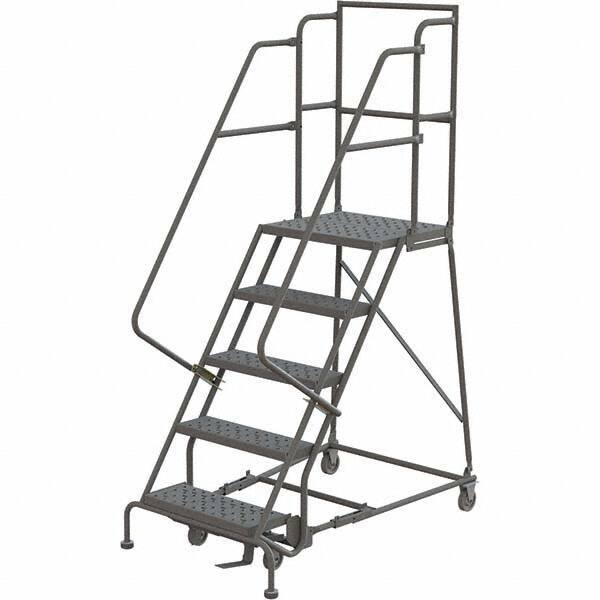 TRI-ARC - Rolling & Wall Mounted Ladders & Platforms Type: Rolling Warehouse Ladder Style: Rolling Platform Ladder - All Tool & Supply