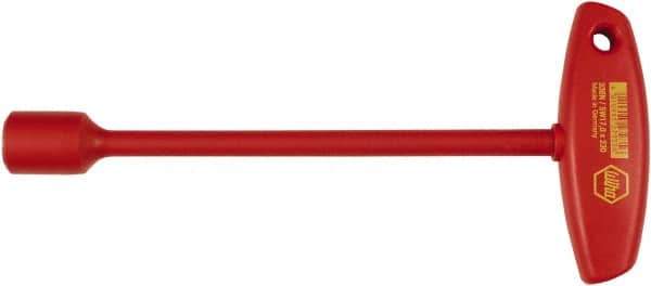 Wiha - 8mm Hollow Shaft Nutdriver - T-Handle Handle, 9.9" OAL - All Tool & Supply