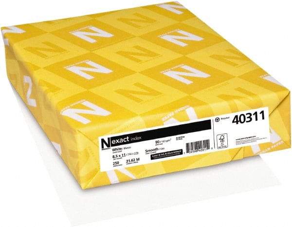 Neenah Paper - 8-1/2" x 11" White Copy Paper - Use with Laser Printers, Inkjet Printers, Copiers - All Tool & Supply