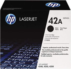 Hewlett-Packard - Black Toner Cartridge - Use with HP LaserJet 4250, 4350 - All Tool & Supply