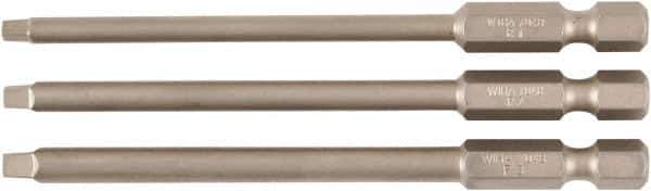 Wiha - #1, #2, #3 Square Screwdriver Bit - 90mm OAL - All Tool & Supply