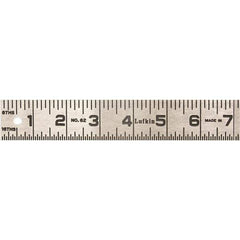 Lufkin - Steel Rules Length (Inch): 48 Graduation Style: Inch - All Tool & Supply