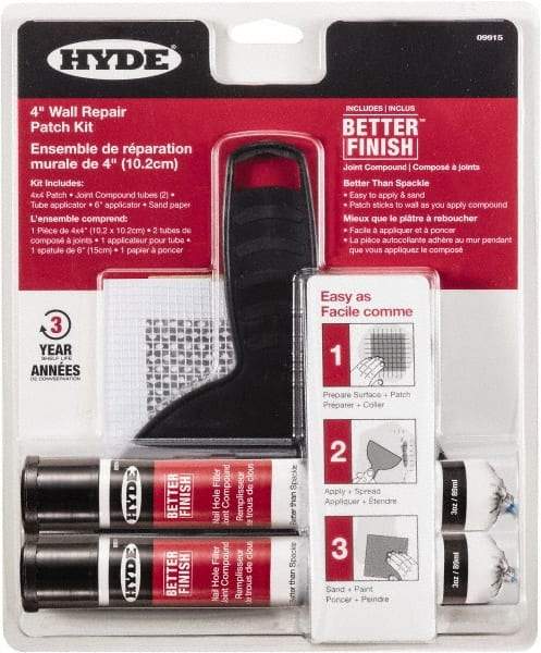 Hyde Tools - 3 oz Kit Drywall/Plaster Repair - White - All Tool & Supply