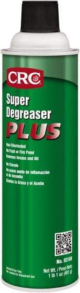 CRC - 20 oz Aerosol Cleaner/Degreaser - Aerosol, Super Degreaser, Unscented - All Tool & Supply