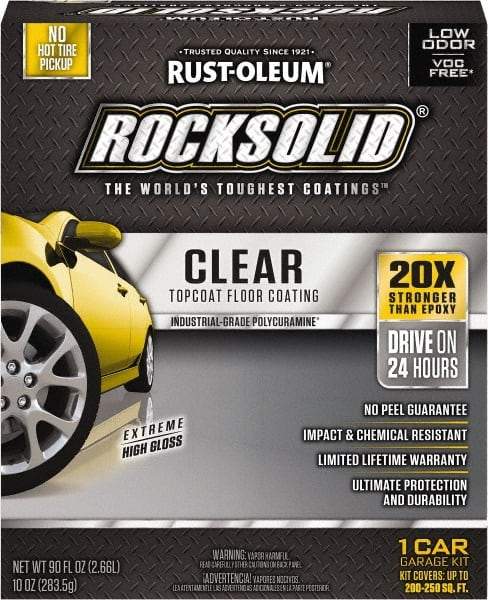 Rust-Oleum - 70 oz Clear Floor Coating - Low Odor & Chemical Resistant - All Tool & Supply