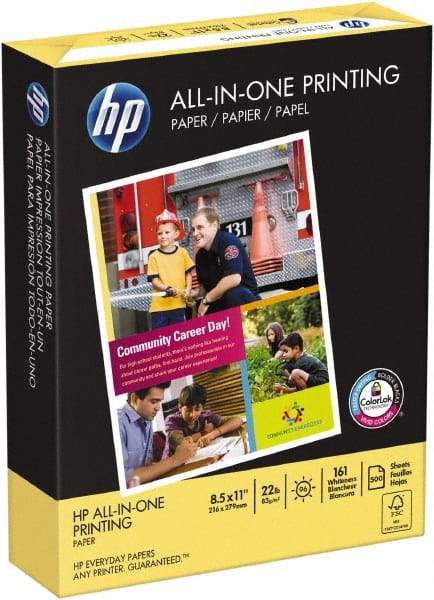 Hewlett-Packard - 8-1/2" x 11" White Copy Paper - Use with Multifunction Machines, Laser Printers, Inkjet Printers - All Tool & Supply