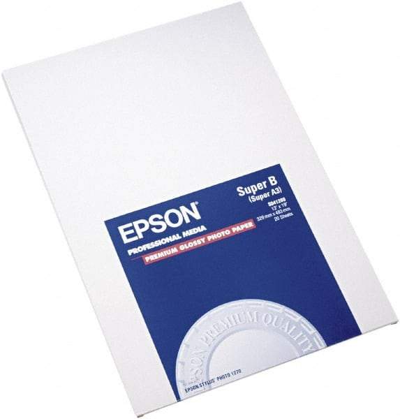 Epson - 13" x 19" White Photo Paper - Use with Inkjet Printers - All Tool & Supply