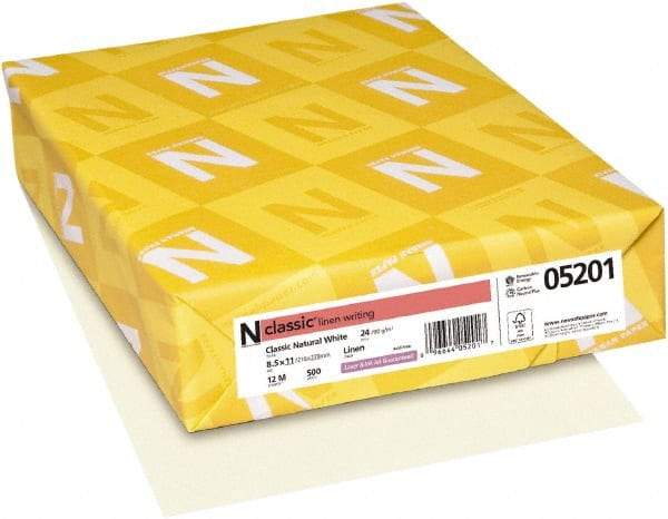 Neenah Paper - 8-1/2" x 11" Natural White Copy Paper - Use with Laser Printers, Inkjet Printers, Copiers - All Tool & Supply