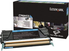 Lexmark - Cyan Toner Cartridge - Use with Lexmark C746, C748 - All Tool & Supply