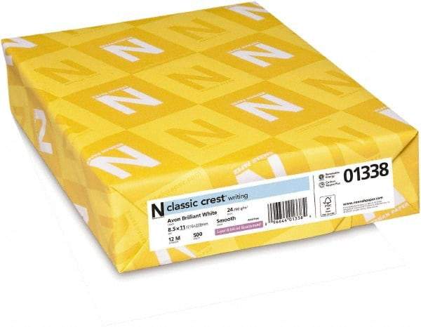 Neenah Paper - 8-1/2" x 11" Brilliant White Copy Paper - Use with Laser Printers, Inkjet Printers, Copiers - All Tool & Supply