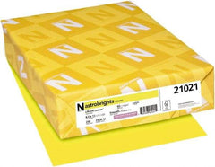 Neenah Paper - 8-1/2" x 11" Lift-Off Lemon Colored Copy Paper - Use with Inkjet Printers, Laser Printers, Copiers - All Tool & Supply