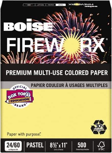 Boise - 8-1/2" x 11" Crackling Canary Colored Copy Paper - Use with Laser Printers, Copiers, Plain Paper Fax Machines, Multifunction Machines - All Tool & Supply