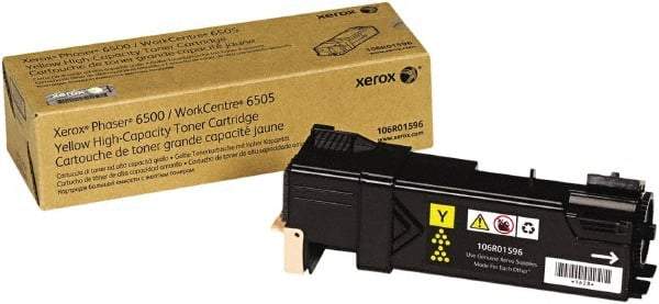 Xerox - Yellow Toner Cartridge - Use with Xerox Phaser 6500, WorkCentre 6505 - All Tool & Supply