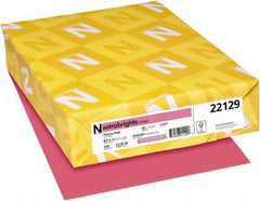 Neenah Paper - 8-1/2" x 11" Plasma Pink Colored Copy Paper - Use with Inkjet Printers, Laser Printers, Copiers - All Tool & Supply