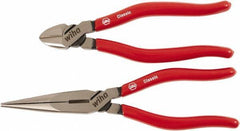 Wiha - 2 Piece Cutting Plier Set - Comes in Vinyl Pouch - All Tool & Supply