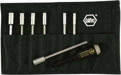 Wiha - 8 Piece 5 to 10mm Nutdriver Set - Solid Shaft, ESD Safe Handle - All Tool & Supply