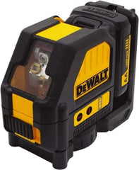 DeWALT - 2 Beam 165' Max Range Self Leveling Cross Line Laser - Red Beam, 1/8" at 30' Accuracy, 17-3/4" Long x 13" Wide x 6-1/8" High, Battery Included - All Tool & Supply