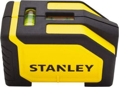 Stanley - 1 Beam 15' Max Range Alignment Laser - Red Beam, 1/8" at 10' Accuracy, 9" Long x 7-1/2" Wide x 2" High, Battery Included - All Tool & Supply