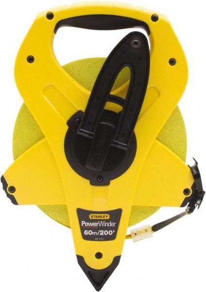 Stanley - 200' x 1/2" Tape Measure - 1/16" Graduation, Inch & Metric Graduation Style - All Tool & Supply