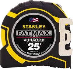 Stanley - 25' x 1-1/4" Tape Measure - 1/16" Graduation - All Tool & Supply