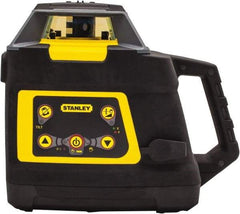 Stanley - 2,000' Measuring Range, 1/16" at 100' Accuracy, Self-Leveling Rotary Laser - ±5° Self Leveling Range, 600 RPM, 1 Beam, NiCad Battery Included - All Tool & Supply