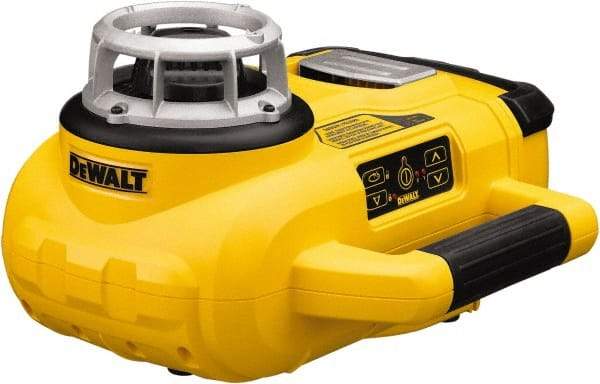 DeWALT - 1,500' Measuring Range, 1/8" at 100' Accuracy, Self-Leveling Rotary Laser - ±5° Self Leveling Range, 60, 250 & 600 RPM, 1 Beam, Lithium-Ion Battery Included - All Tool & Supply