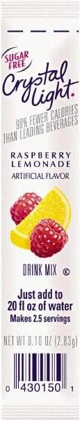 Crystal Light - On the Go, Raspberry Lemonade, .16 oz Packets, 30/Box - All Tool & Supply