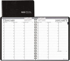 House of Doolittle - 26 Sheet, 8-1/2 x 11", Weekly Planner - Black - All Tool & Supply