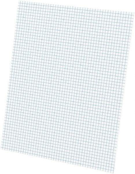 AMPAD - 50 Sheet, 6-5/8 x 9-1/8", Quadrille Quadrille Pads - White - All Tool & Supply