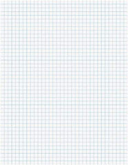 TOPS - 50 Sheet, 8-1/2 x 11", Quadrille Quadrille Pads - White - All Tool & Supply