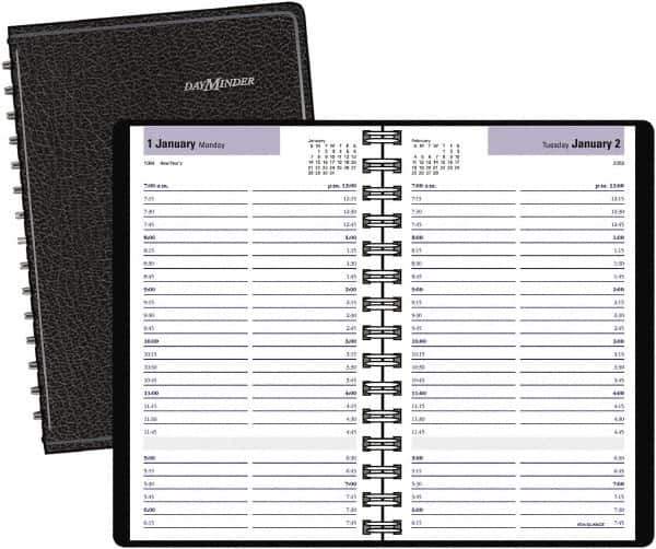 DayMinder - 312 Sheet, 11 x 17", Accounting Book - Black - All Tool & Supply