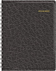 AT-A-GLANCE - 365 Sheet, 8-1/2 x 11", Appointment Book - Black - All Tool & Supply