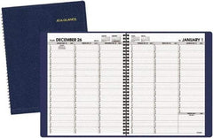 AT-A-GLANCE - 128 Sheet, 8-1/4 x 10-7/8", Weekly Planner - Navy - All Tool & Supply